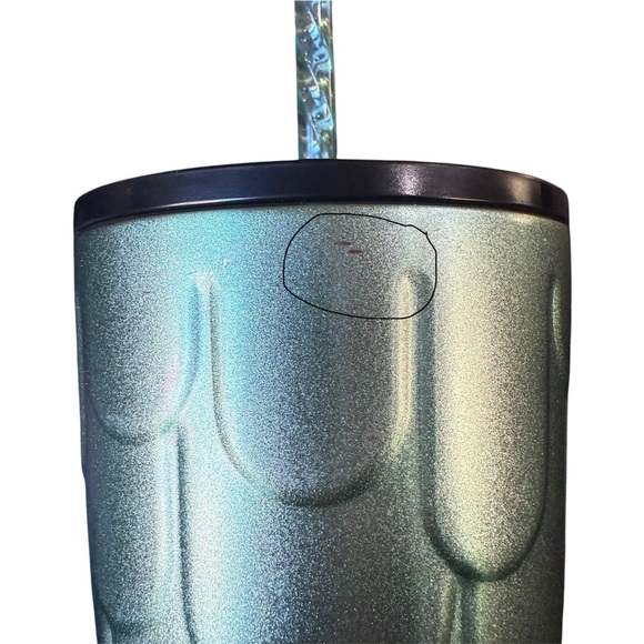 Starbucks stainless steel green metallic Tumbler mug excellent condition - Picture 5 of 15